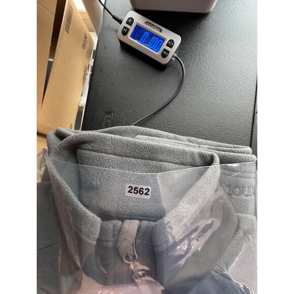 Marmot Vest Mens Large Gray Polartec Fleece Pockets Orange Lawn Tennis Club - Picture 11 of 11